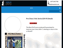 Tablet Screenshot of chessdvds.com